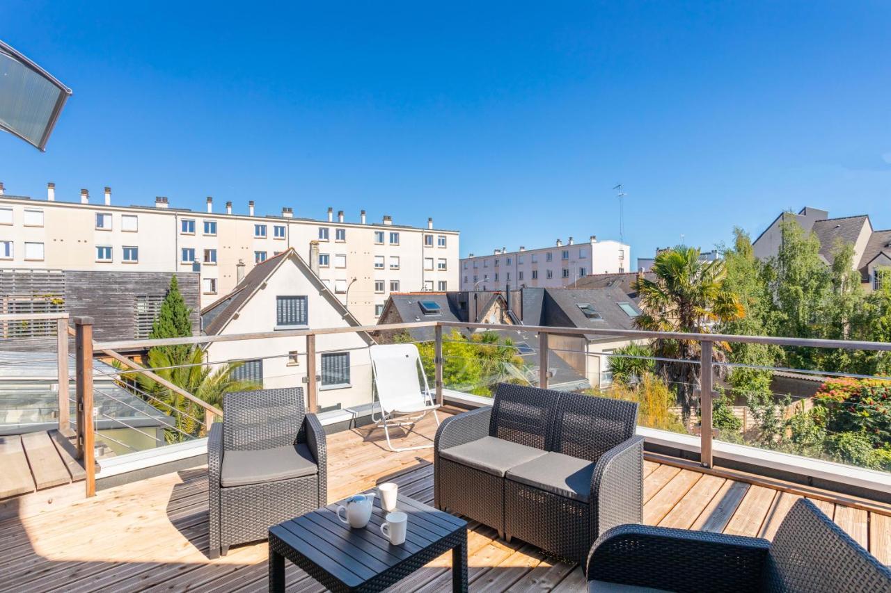 Teranga - Studio Avec Grande Terrasse Dans Rennes Exterior photo