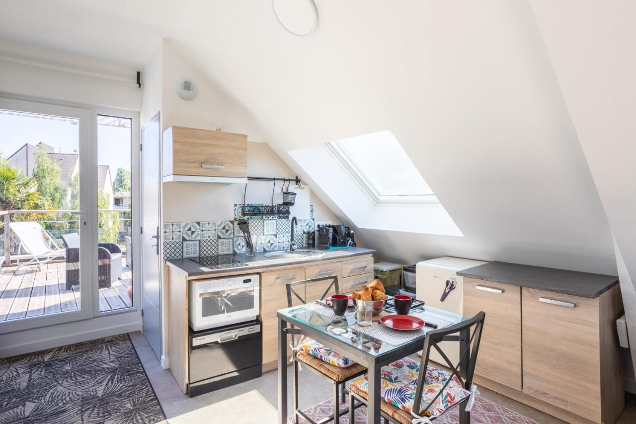 Teranga - Studio Avec Grande Terrasse Dans Rennes Exterior photo